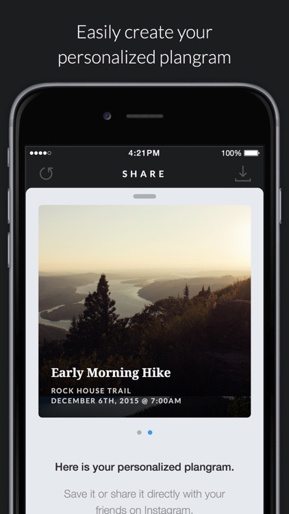 Plangram - Share and make plans via Instagram Direct