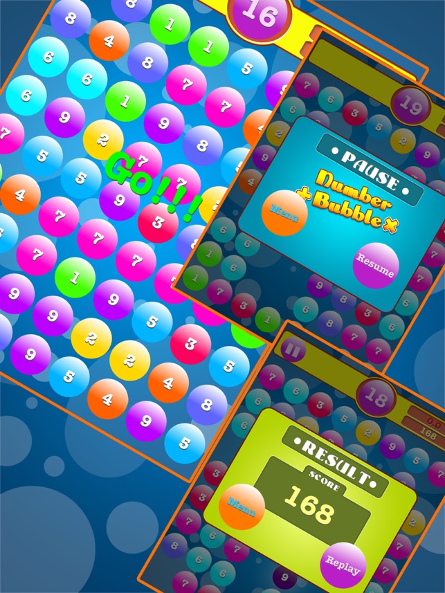 ‎數學泡泡 - Addition & Multiplication Number Bubbles Screenshot