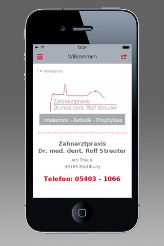 Zahnarzt Dr. Rolf Streuter screenshot 2