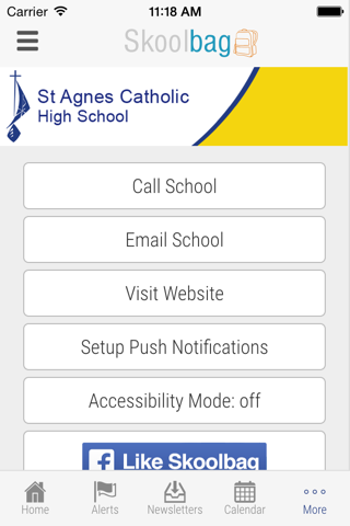 St Agnes Catholic High - Skoolbag screenshot 4