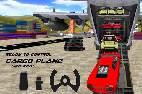 Car Transporter Cargo Plane - 3D Vehicle Transport Airplane &  Flight Simulator screenshot 3