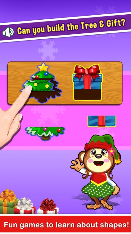 Puzzle Games for Preschool Toddler Kids - little educational christmas salon games!