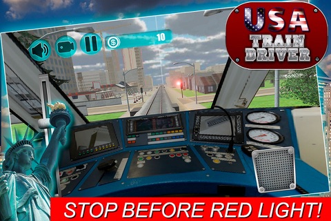 USA Train Driver Simulator 3D Free screenshot 3