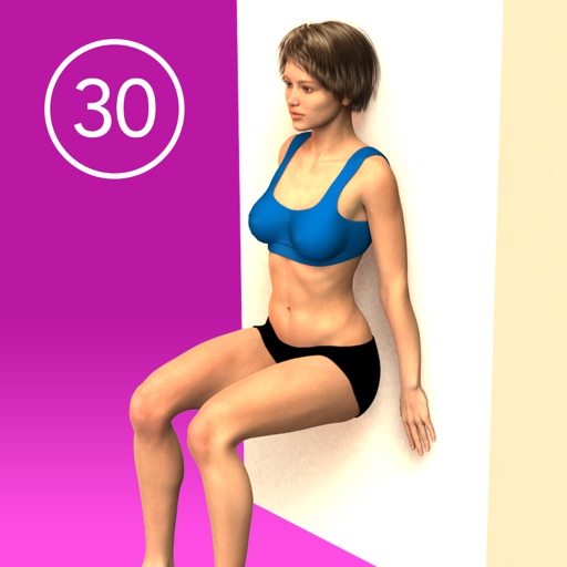 Women's Wall Sit 30 Day Challenge icon