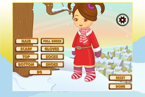 X Mas Snow Kid Dress Up screenshot 2