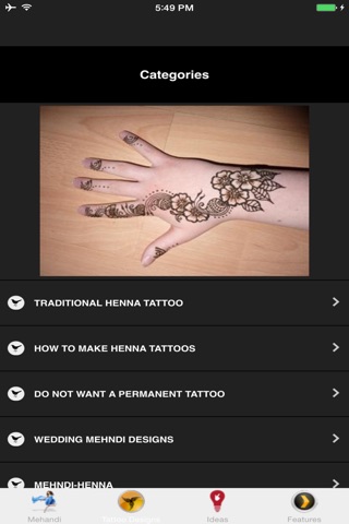 MehndiTattooDesigns screenshot 3