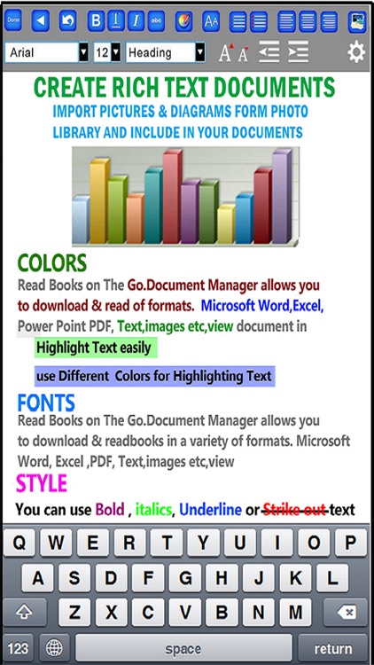 Document Writer - Word Processor and Reader for Microsoft Office - Personal Edition