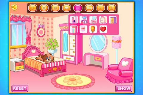 Princess bedroom - kid design screenshot 3
