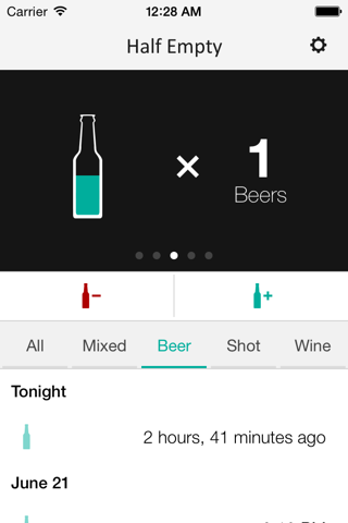 Half Empty - Drink Counter and Tracker screenshot 3