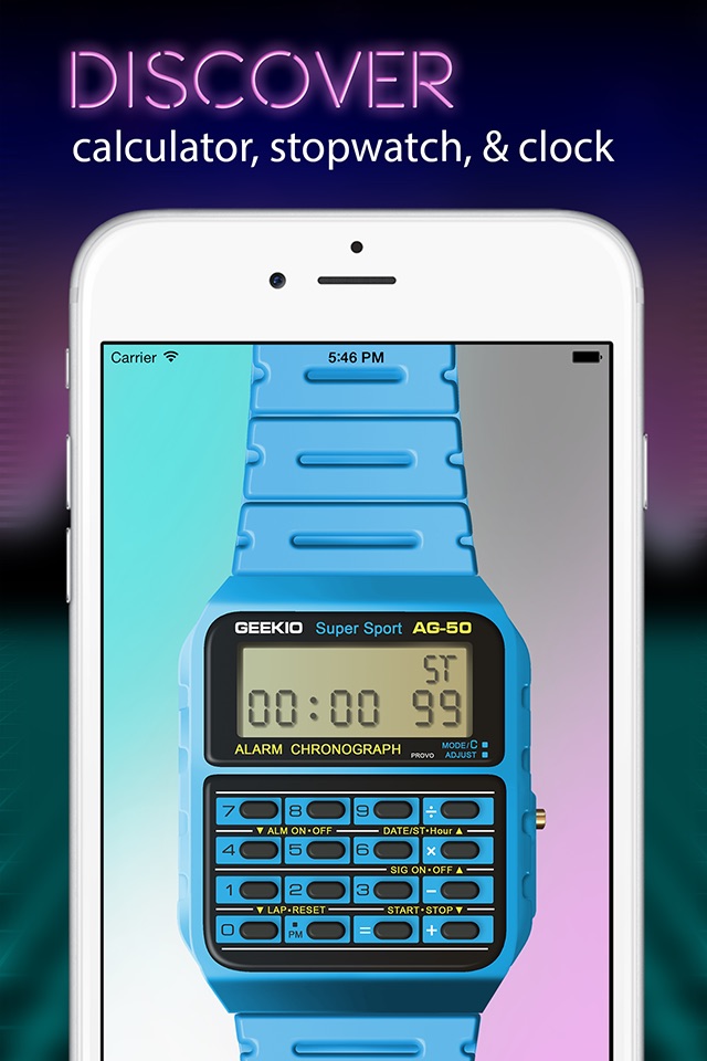 Geek Watch - Retro Calculator Watch screenshot 4