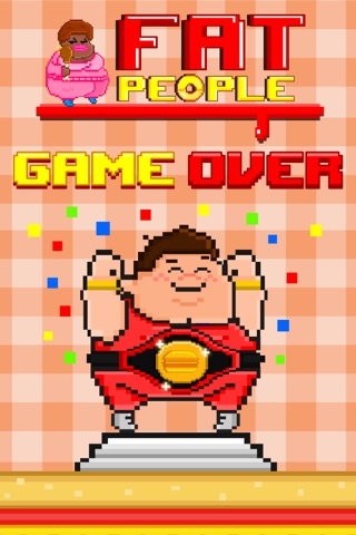 Fat People FREE GAME - Quick Old-School Retro Pixel Art Games screenshot 4