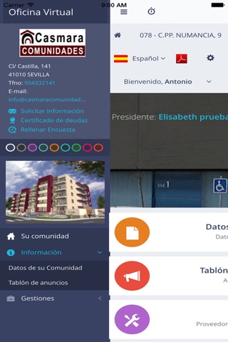 Casmara Comunidades Oficina Virtual screenshot 4