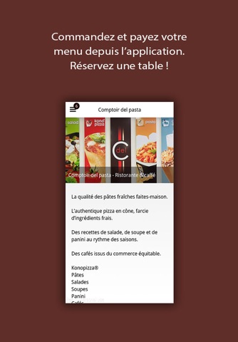 Comptoir del pasta screenshot 2