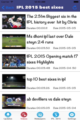 IPL Updates - Live Score, Latest News, Videos & Wallpapers screenshot 2