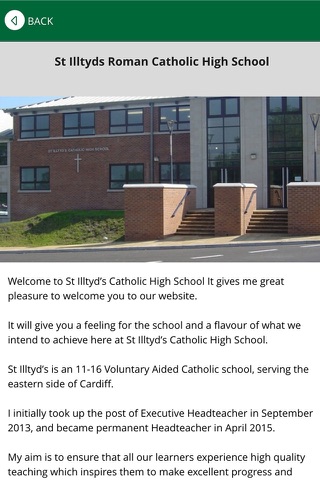 St Illtyds RC High School screenshot 2