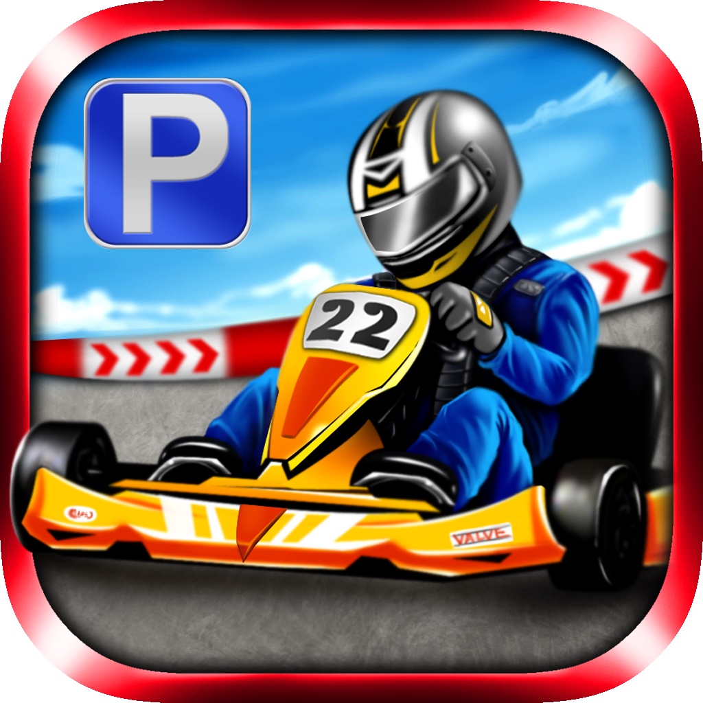 3D Go Kart Parking - Real Street Driving Simulator Highway Racing Games icon