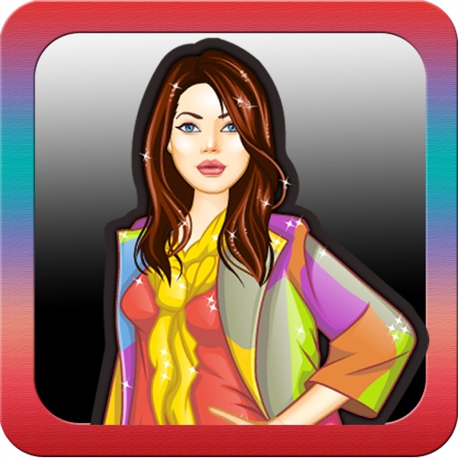 Casual Beauty Dress Up Icon