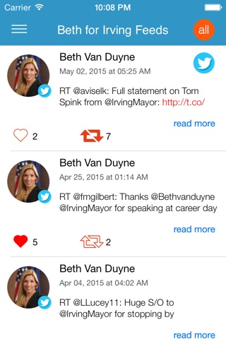 Beth for Irving screenshot 2