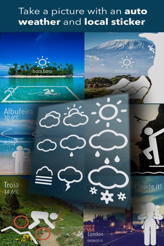 GoWeather Pro - social weather for active people who hate selfies screenshot 2