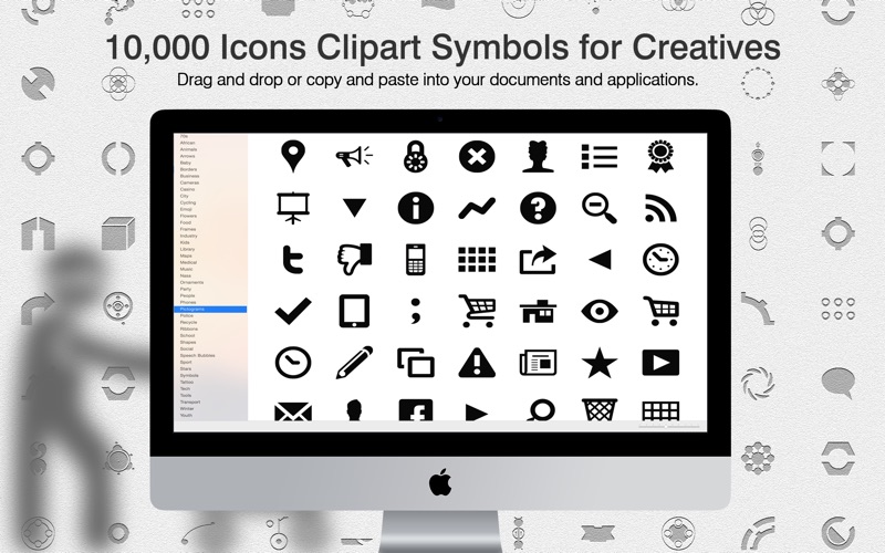 10,000 Icons Clipart Symbols for Creatives thumbnail 1