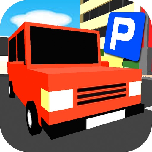 3D Car Pixels Parking Mania icon