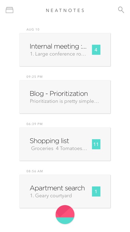 Neat Notes App screenshot-0