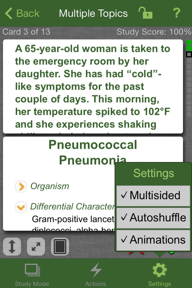 Microbiology and Infectious Diseases LANGE Flash Cards screenshot 4