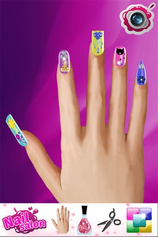 Nail Salon for Fashion Girl Makeover – Design Nails Art with Virtual Manicure Game.s for Girls screenshot 3