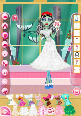 Monster Frankie Bride Dress Up screenshot 4