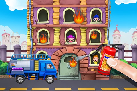 Teddy Bear Hero - Kids Fireman Rescue Games screenshot 2
