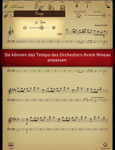Play Vivaldi – Les Quatre Saisons, le « Printemps » (partition interactive pour violon) screenshot 3