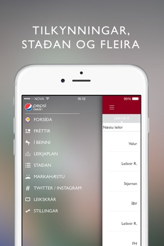 Pepsi deildin screenshot 3