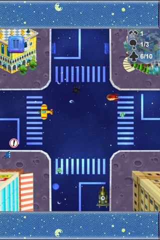 Aliens Crossing The Road - Space Line screenshot 4