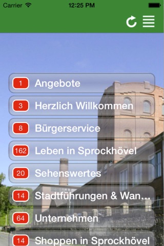 Sprockhövel App screenshot 2