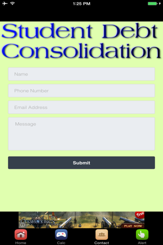 Student Loan Debt & Debt Consolidation screenshot 2