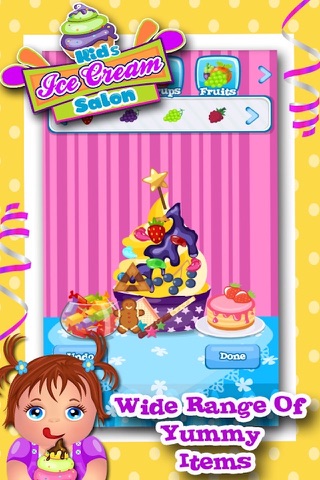 Ice Cream Saloon - Best PlaY cooking & making mama games for kids screenshot 2