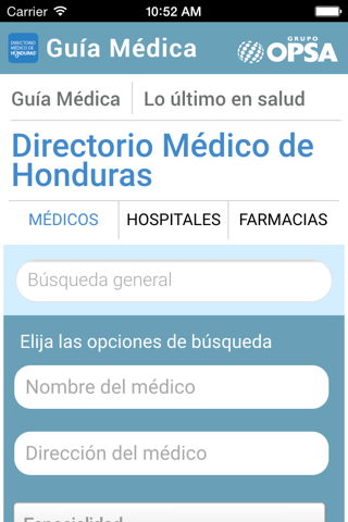 Directorio Médico de Honduras screenshot 4
