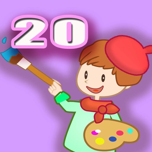 ABC Coloring Book 20 - Painting the Fairies to make them Colorful icon