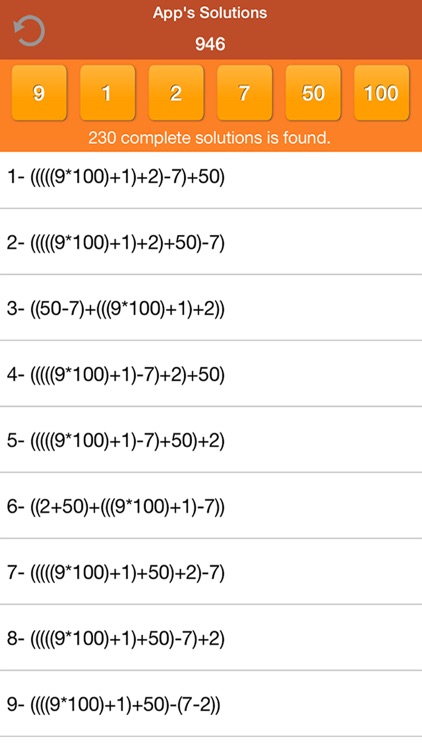 Letters and Numbers Game - Solution Version