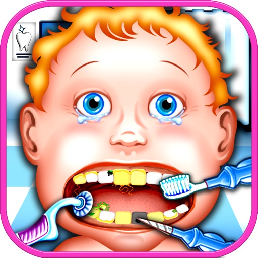 Dentist New-born Baby - mommy's crazy doctor office & little kids teeth icon