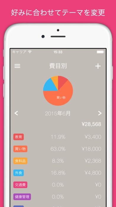 Spends - 家計ノート・支出管理 screenshot1