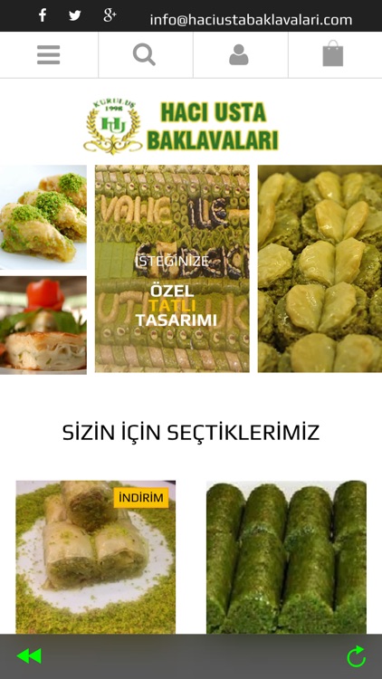 Hacı Usta Baklava Online