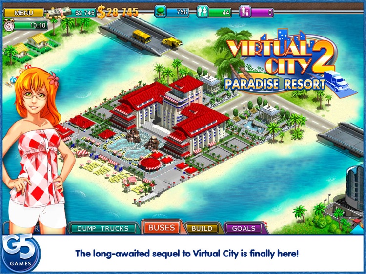 Virtual City 2: Paradise Resort HD screenshot-0