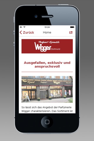 Pafümerie Wigger screenshot 2