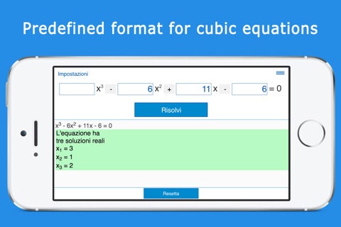 Cubic equation solver screenshot 4