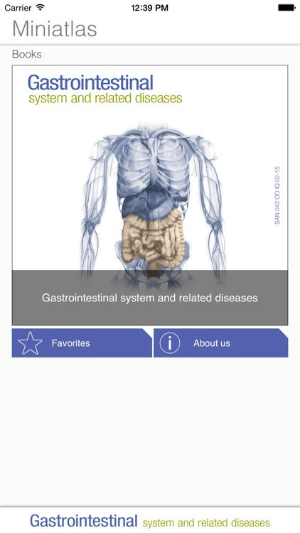 Gastrointestinal system Miniatlas