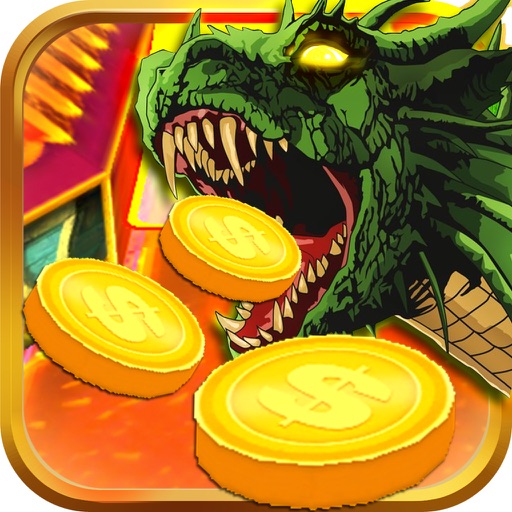Golden Dragon Coins pusher - The Real Cashflow Coin Dozer money Silver Casino Tour icon