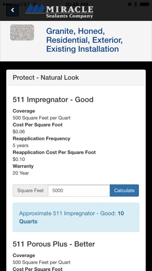 Miracle Sealants Calculator(圖3)-速報App