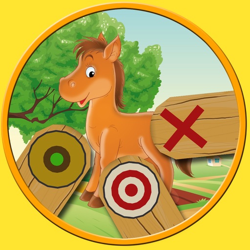 horses trapshooting for kids - no ads icon