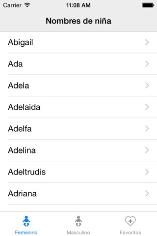 Nombres para el Bebé screenshot 2